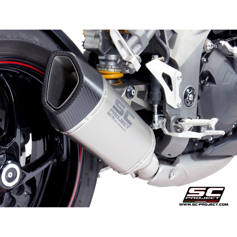 Uitlaatdemper SC1-R titanium Triumph Speed Triple 1050-S-R (18-20)