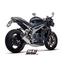 Uitlaatdemper SC1-R titanium Triumph Speed Triple 1050-S-R (18-20)