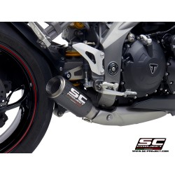 Uitlaatdemper CR-T carbon Triumph Speed Triple 1050-S-R (18-20)