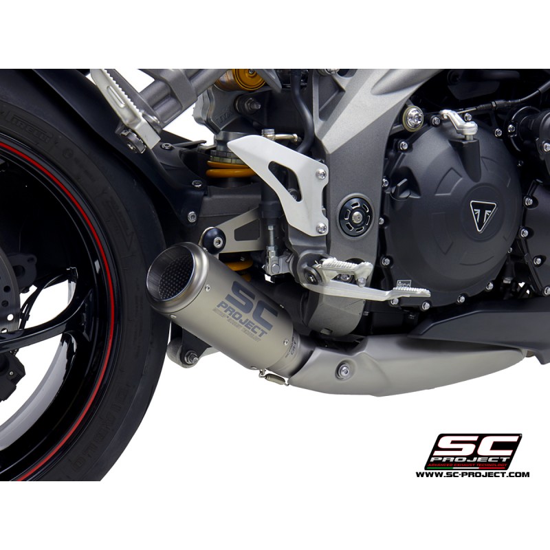 Uitlaatdemper CR-T titanium Triumph Speed Triple 1050-S-R (18-20)