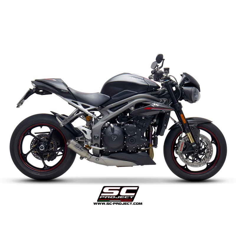 Uitlaatdemper CR-T titanium Triumph Speed Triple 1050-S-R (18-20)