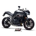 Uitlaatdemper CR-T titanium Triumph Speed Triple 1050-S-R (18-20)