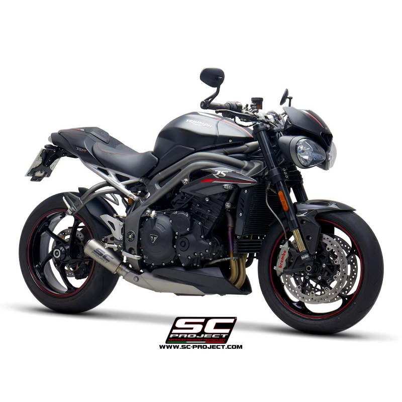 Uitlaatdemper CR-T titanium Triumph Speed Triple 1050-S-R (18-20)