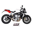 Uitlaatdemper CR-T titanium MV Agusta Brutale 675-800 (11-15)