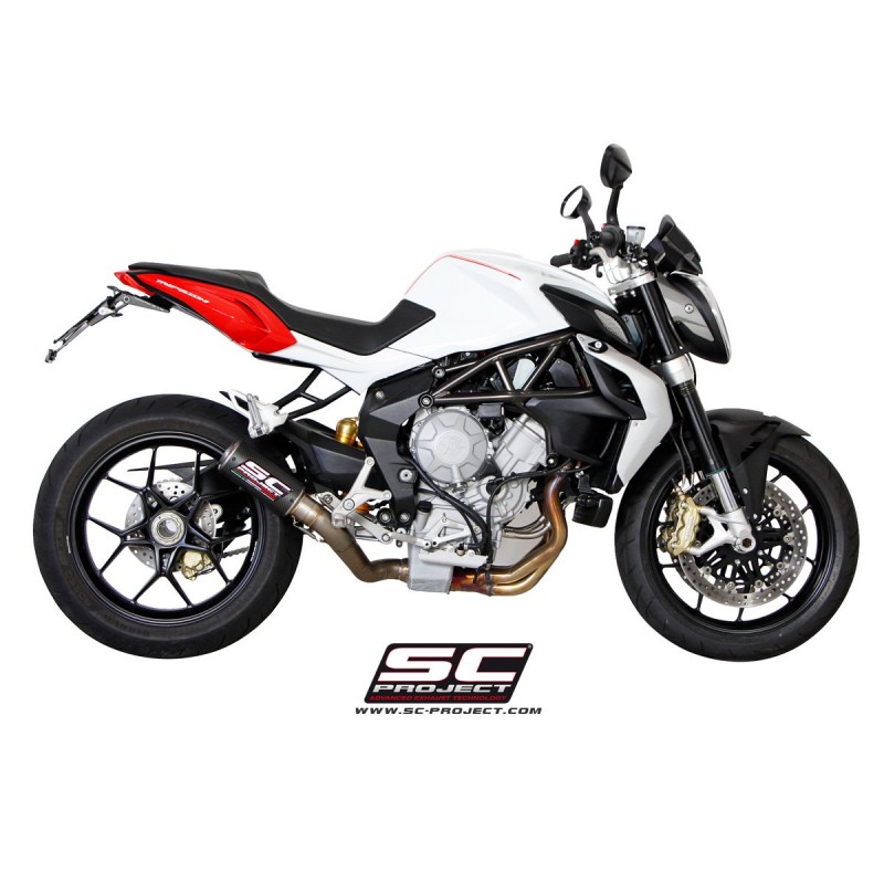 Uitlaatdemper CR-T titanium MV Agusta Brutale 675-800 (11-15)