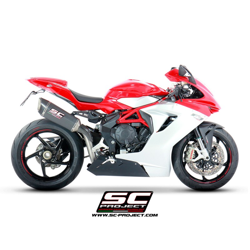 Uitlaatdemper SC1-R carbon MV Agusta F3 675-F3 800-EAS ABS-RC (11-16)