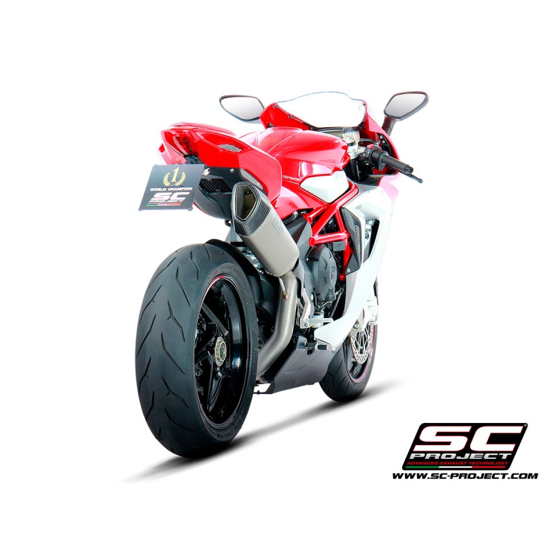 Uitlaatdemper SC1-R titanium MV Agusta F3 675-F3 800-EAS ABS-RC (11-16)