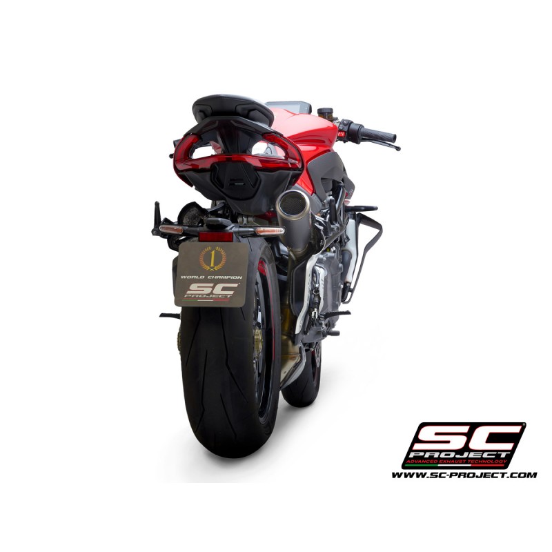 Uitlaatdemper CR-T-M2 carbon MV Agusta Brutale 1000RR-Serie Oro (19-21)