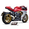 Uitlaatdemper Conical 70S RVS MV Agusta Superveloce 800 (19-21)