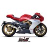 Uitlaatdemper Conical 70S RVS MV Agusta Superveloce 800 (19-21)