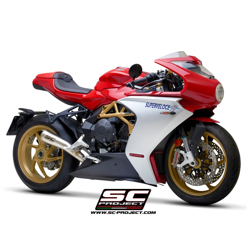 Uitlaatdemper Conical 70S RVS MV Agusta Superveloce 800 (19-21)