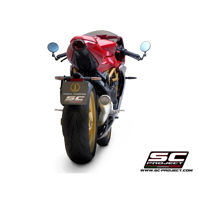 Uitlaatdemper Conical 70S RVS MV Agusta Superveloce 800 (19-21)