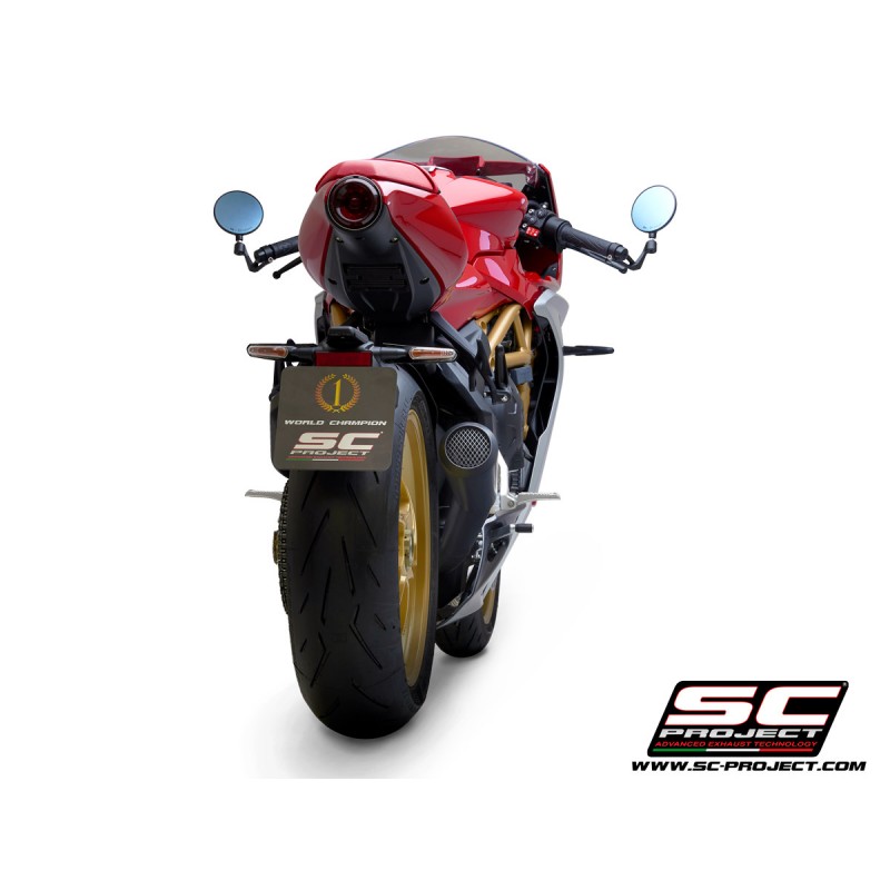 Uitlaatdemper Conical 70S zwart MV Agusta Superveloce 800 (19-21)