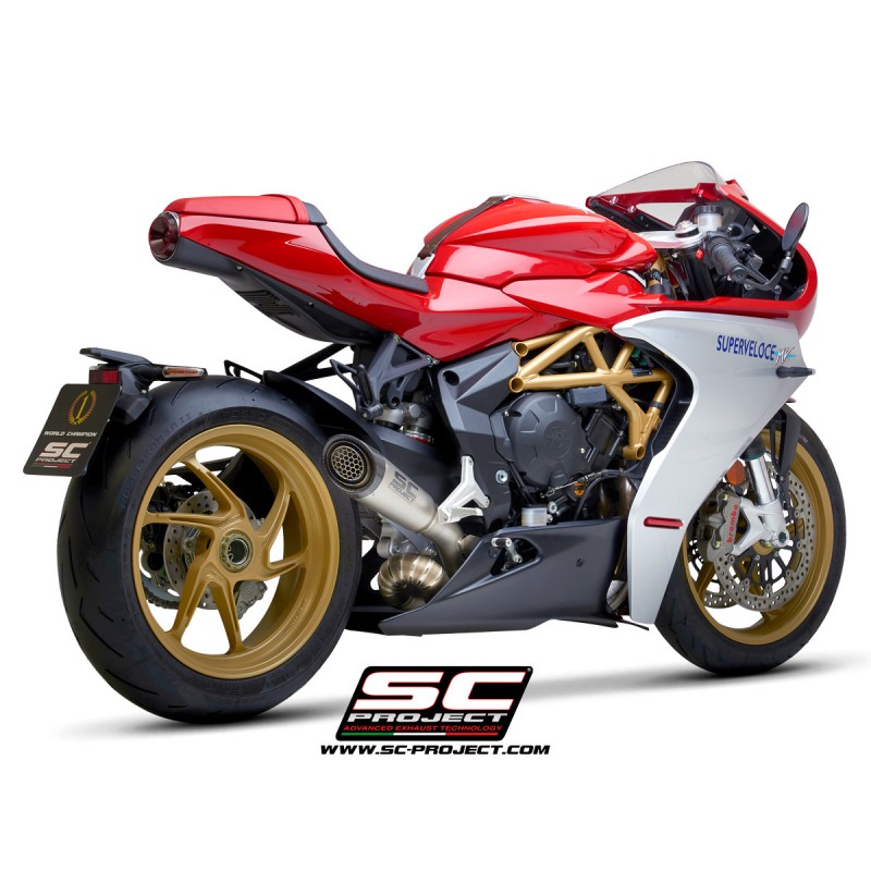 Uitlaatdemper S1 titanium MV Agusta Superveloce 800 (19-21)