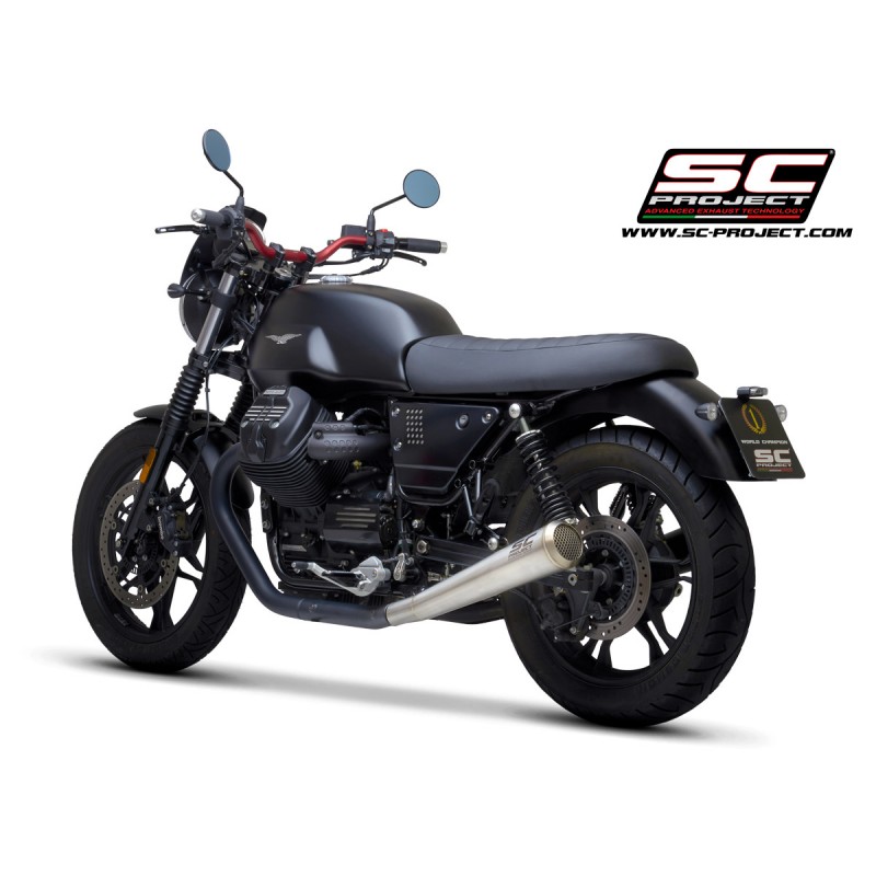 Uitlaatdempers Conical RVS Moto Guzzi V7 III (17-20)