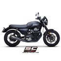 Uitlaatdempers Conical zwart Moto Guzzi V7 III (17-20)