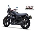 Uitlaatdempers Conical zwart Moto Guzzi V7 III (17-20)