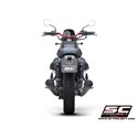 Uitlaatdempers Conical zwart Moto Guzzi V7 III (17-20)