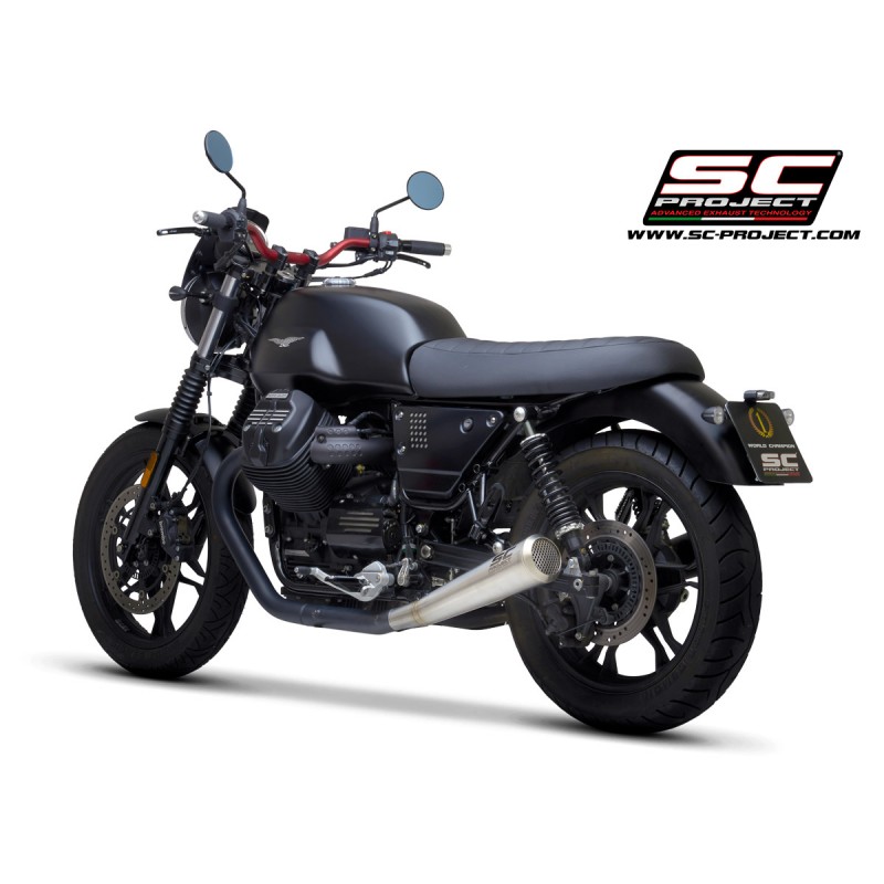 Uitlaatdempers Conical 70S RVS Moto Guzzi V7 III (17-20)