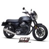 Uitlaatdempers Conical racer RVS Moto Guzzi V7 III (17-20)