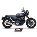 Uitlaatdempers Conical racer RVS Moto Guzzi V7 III (17-20)