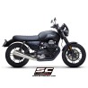 Uitlaatdempers Conical racer RVS Moto Guzzi V7 III (17-20)