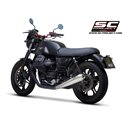 Uitlaatdempers Conical racer RVS Moto Guzzi V7 III (17-20)