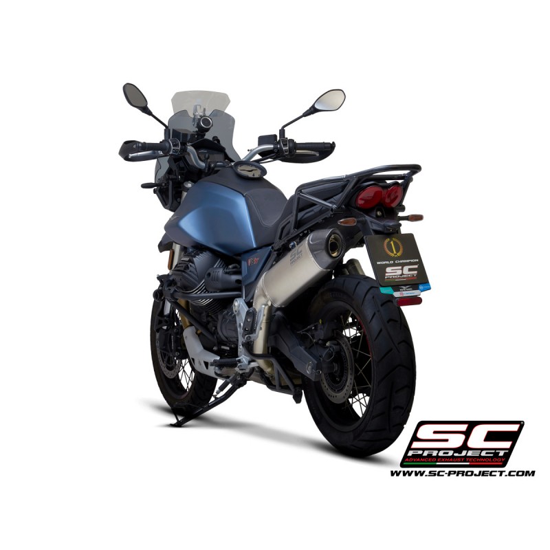 Uitlaatdemper X-Plorer II GT titanium Moto Guzzi V85TT (19-20)