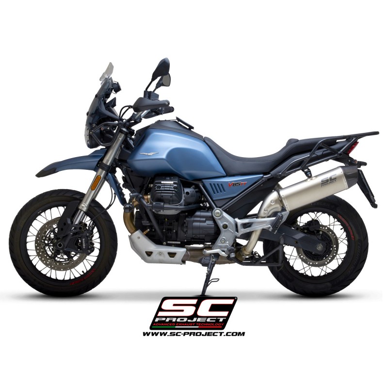 Uitlaatdemper X-Plorer II GT titanium Moto Guzzi V85TT (19-20)