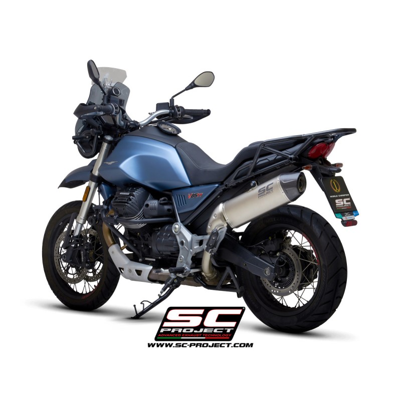 Uitlaatdemper X-Plorer II GT titanium Moto Guzzi V85TT (19-20)