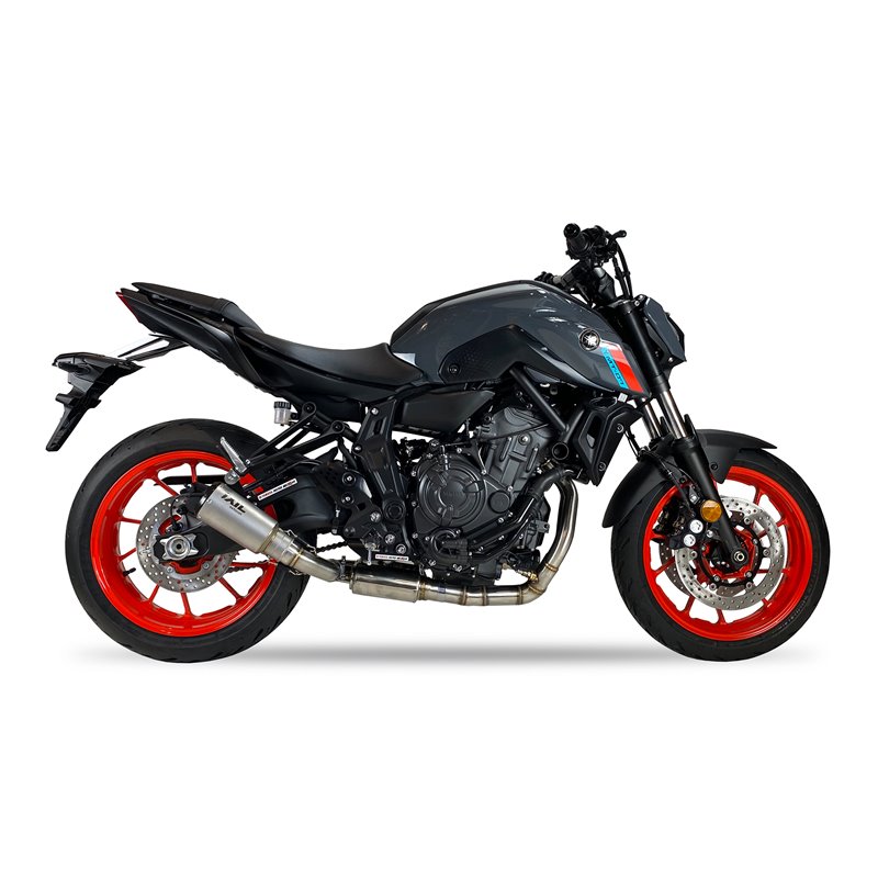 Full Exhaust System RC silver Yamaha MT07