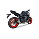 Full Exhaust System RC silver Yamaha MT07