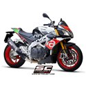 Uitlaat SC1-R carbon Aprilia Tuono V4