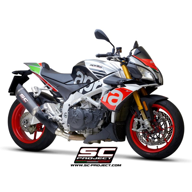 Uitlaat SC1-R carbon Aprilia Tuono V4