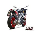 Uitlaat SC1-R carbon Aprilia Tuono V4