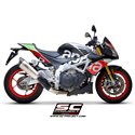 Uitlaat SC1-R titanium Aprilia Tuono V4