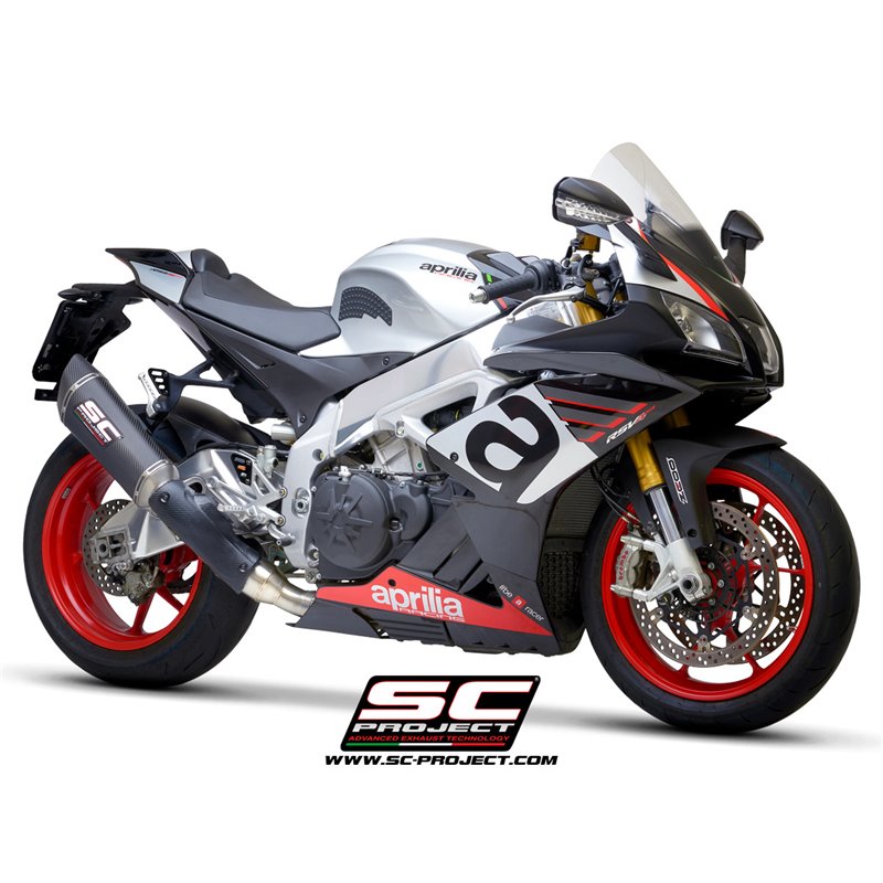 Uitlaat SC1-R carbon Aprilia RSV4