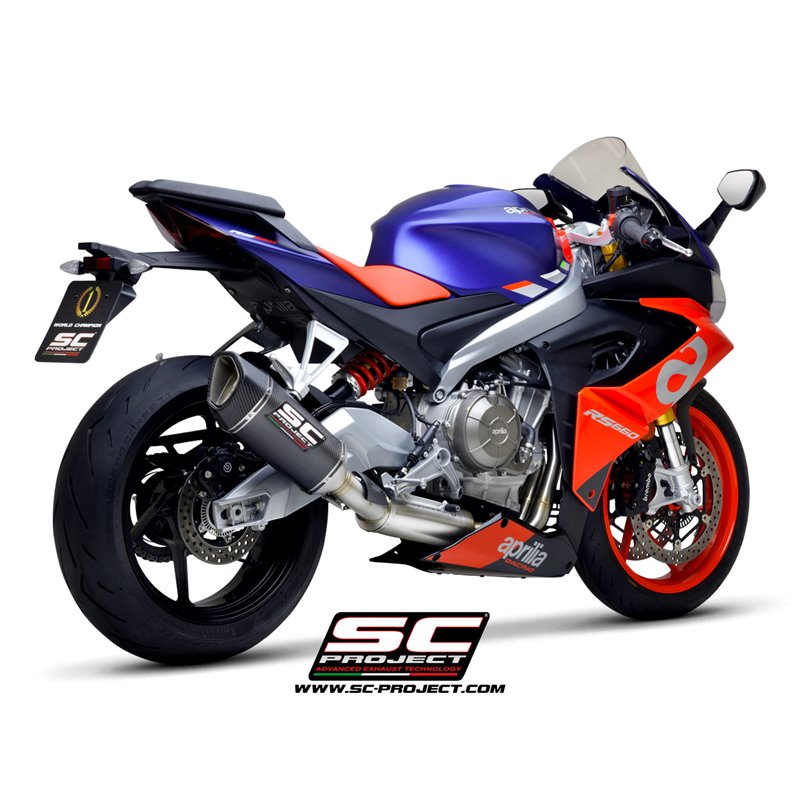 Uitlaatsysteem 2-1 SC1-R carbon Aprilia RS660/Tuono