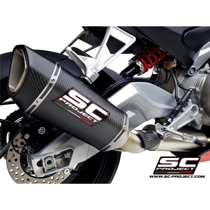 Uitlaatsysteem 2-1 SC1-R carbon Aprilia RS660/Tuono