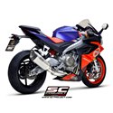 Uitlaatsysteem 2-1 SC1-R Titanium Aprilia RS660/Tuono