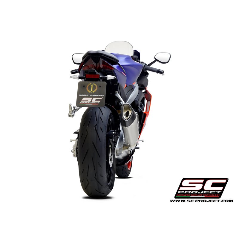 Uitlaatsysteem 2-1 SC1-R Titanium Aprilia RS660/Tuono