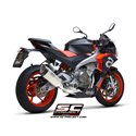 Uitlaatsysteem 2-1 SC1-R Titanium Aprilia RS660/Tuono