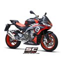 Uitlaatsysteem 2-1 SC1-R Titanium Aprilia RS660/Tuono