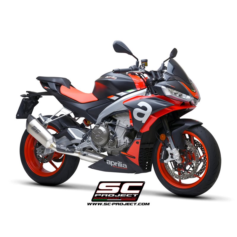 Uitlaatsysteem 2-1 SC1-R Titanium Aprilia RS660/Tuono