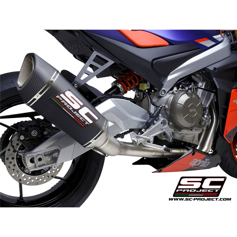 Uitlaatsysteem 2-1 SC1-R “Trofeo” carbon Aprilia RS660/Tuono