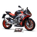 Uitlaatsysteem 2-1 SC1-R “Trofeo” Titanium Aprilia RS660/Tuono