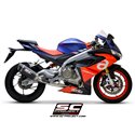 Uitlaatsysteem RVS 2-1 SC1-R carbon Aprilia RS660/Tuono