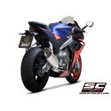 Uitlaatsysteem RVS 2-1 SC1-R Titanium Aprilia RS660/Tuono