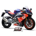 Uitlaatsysteem RVS 2-1 SC1-R Titanium Aprilia RS660/Tuono