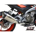 Uitlaatsysteem RVS 2-1 SC1-R Titanium Aprilia RS660/Tuono